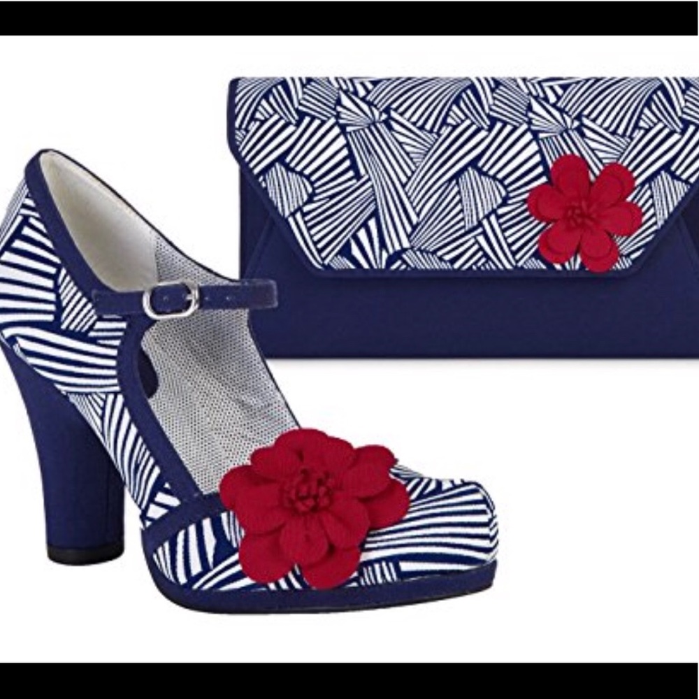 Ruby Shoo Pumps & Clutch